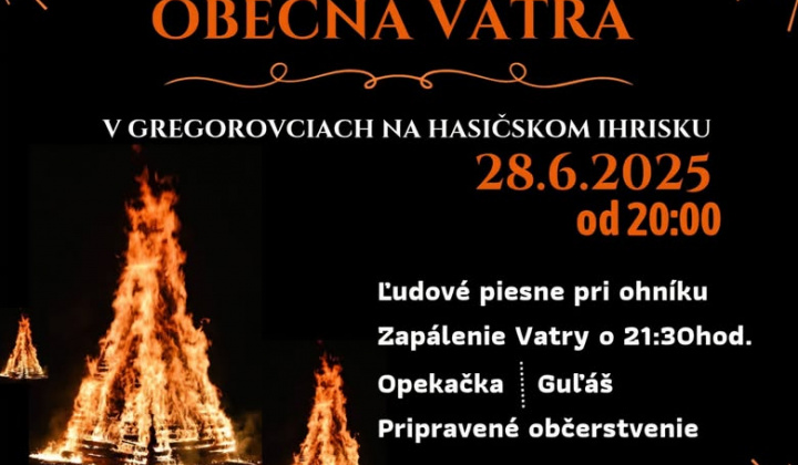 Fotka - Pozvánka na Obecnú Vatru 
